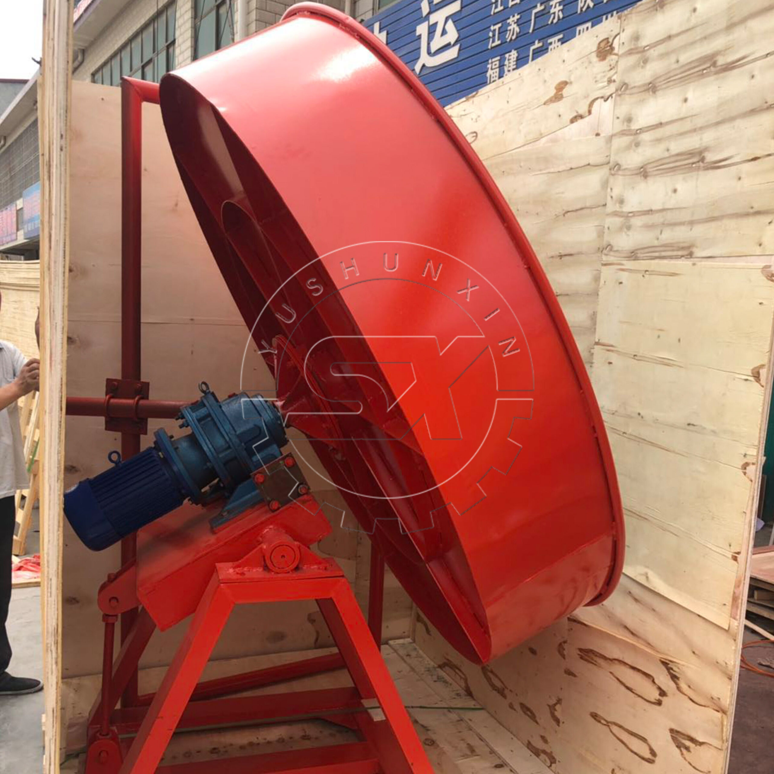 The Shipment of Disc Granulating Machine to India