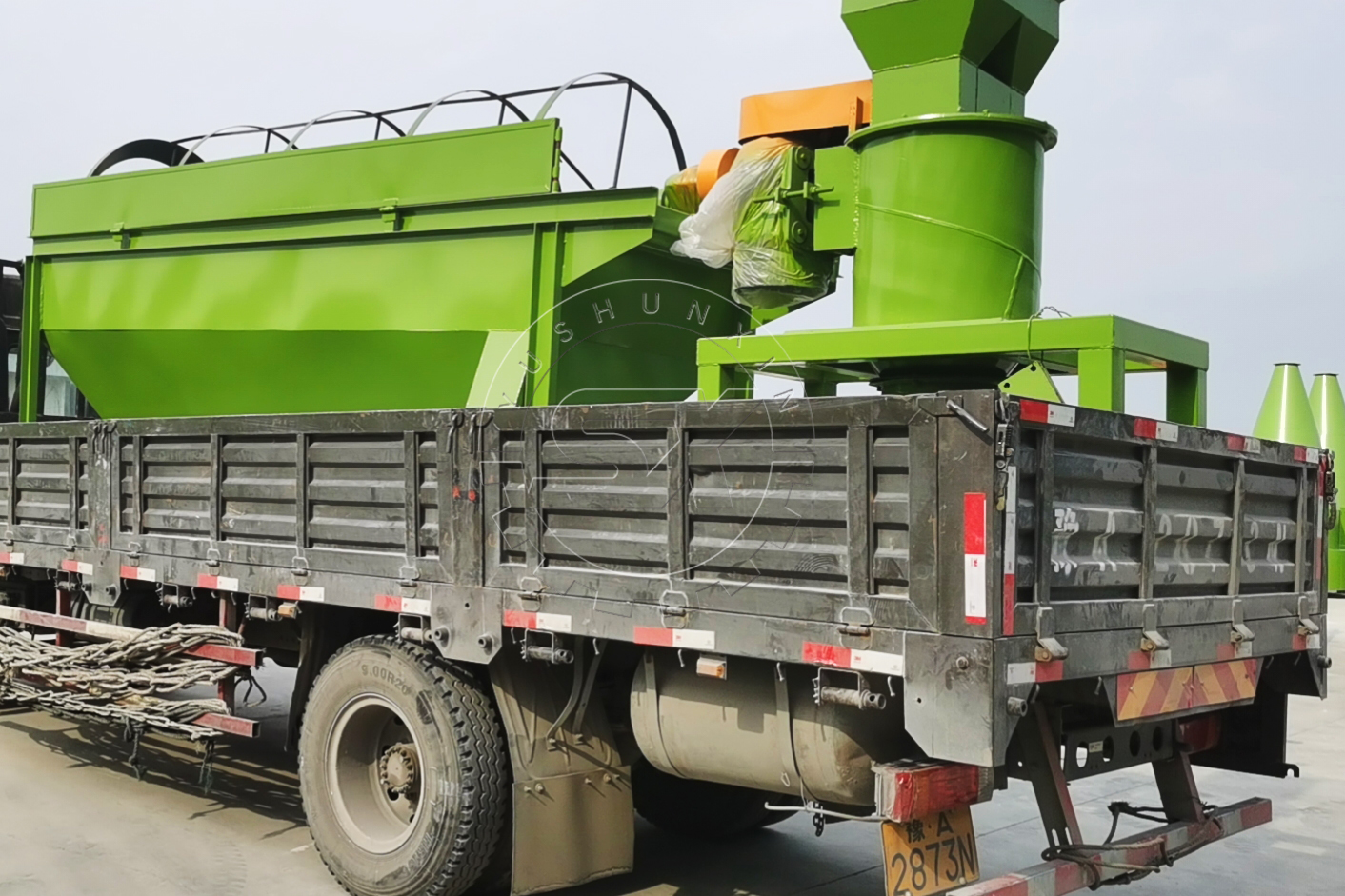 The Shipment of Organic Fertilizer Making Machine towards the Port