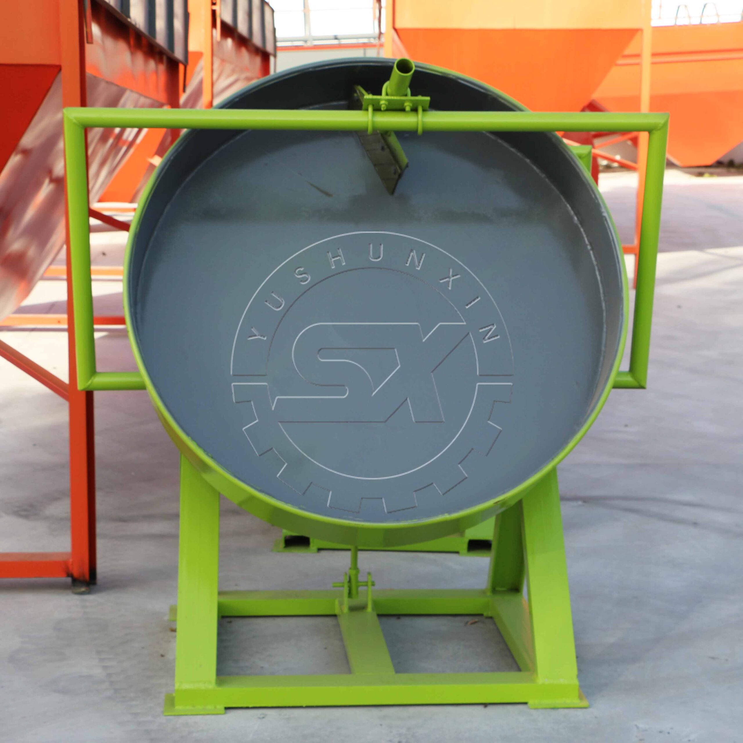 pan granulation machine for making organic fertilizer