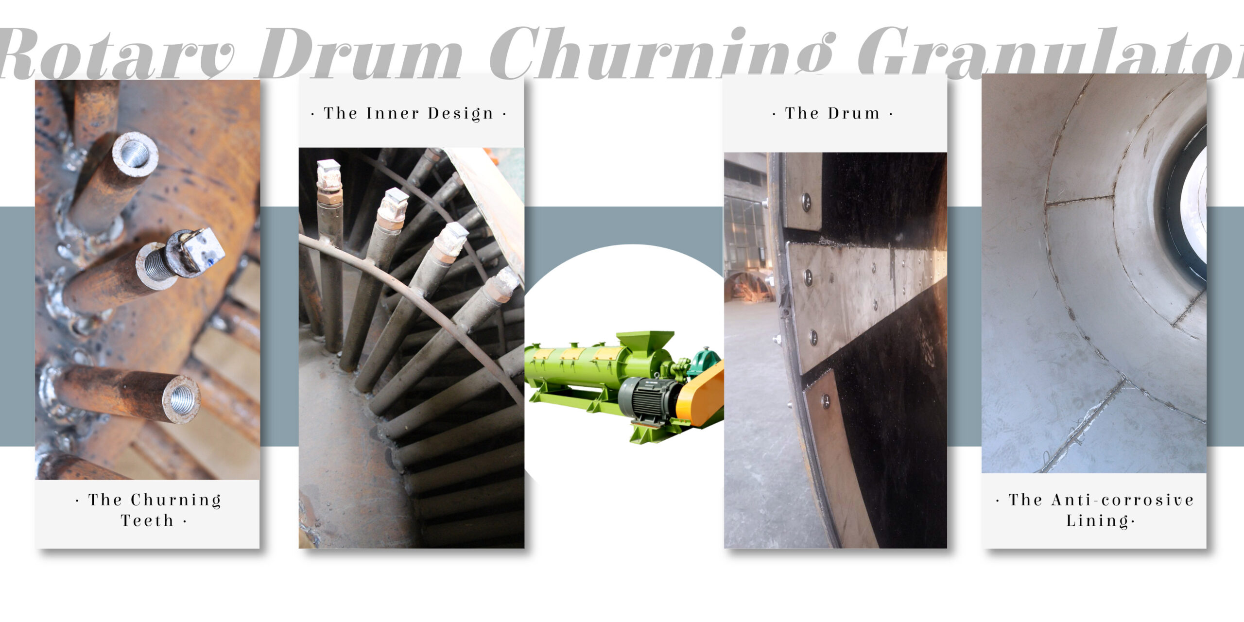 The Details of ROtary Drum Churning Granulating Machine