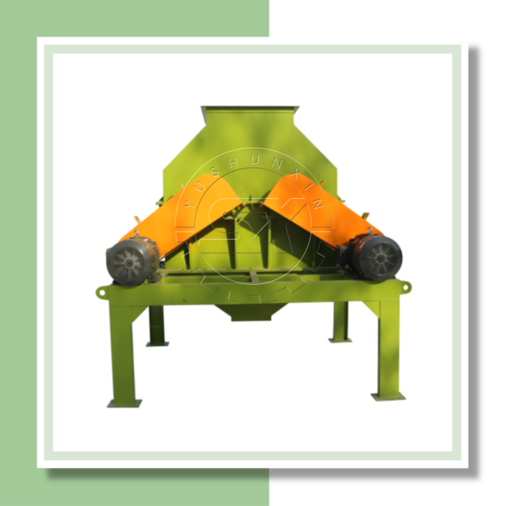 Double Rotor Chain Crushing Machine for Fertilizer Manufacturing