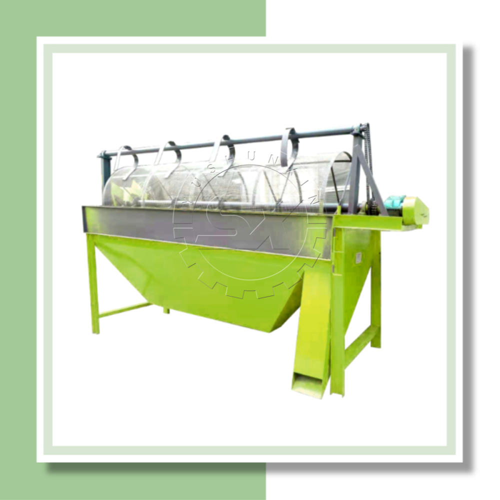 Rotary Screening Machine for Cow Dung Fertilizer
