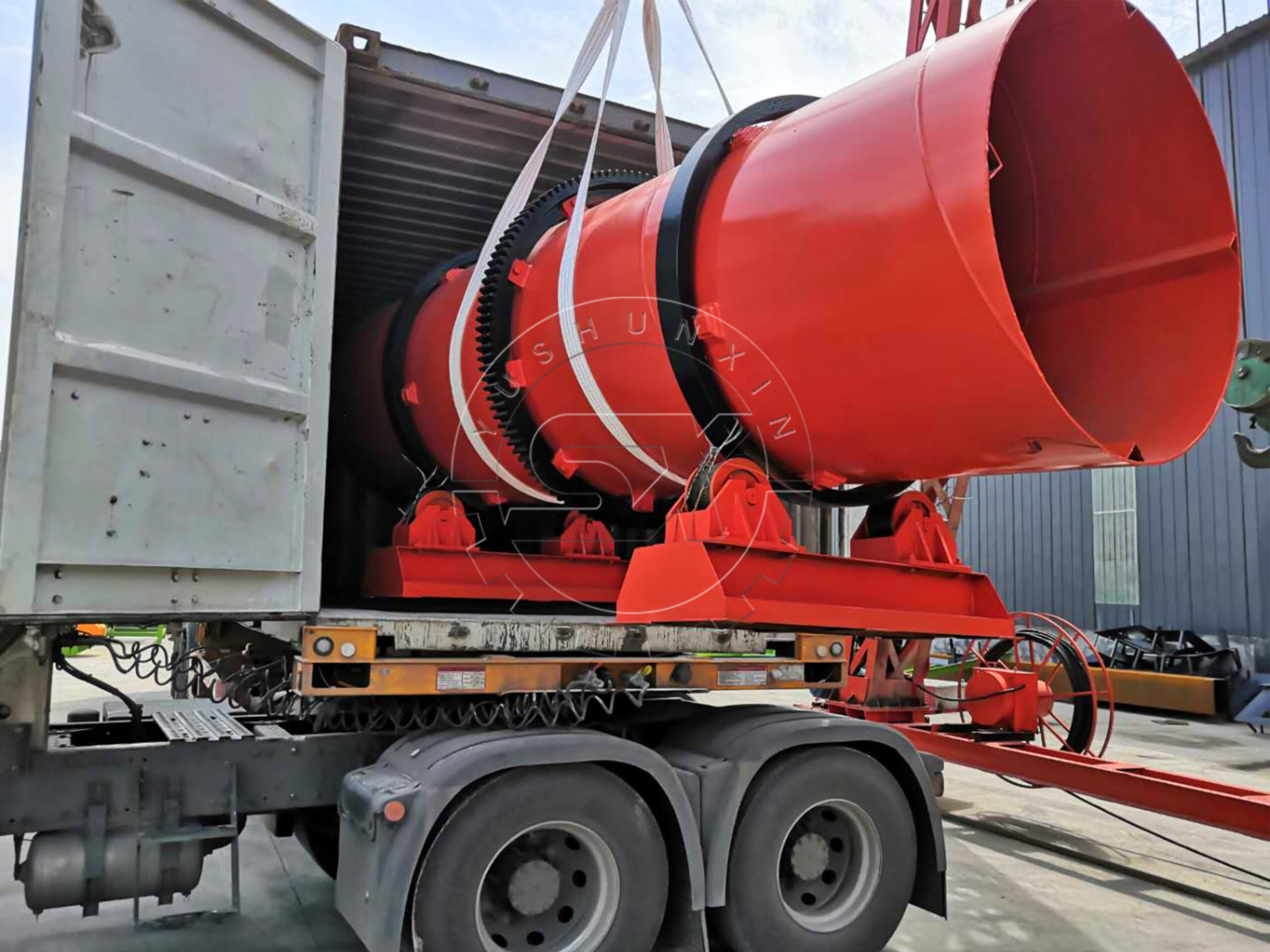 The Shipment of Rotary Drum Cooling Machine to Canada