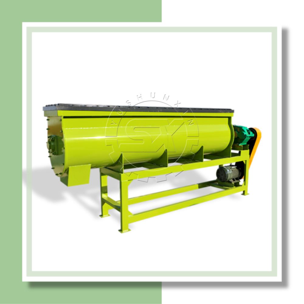 Single Shaft Blender for Nigeria Compound Fertilizer Production Line