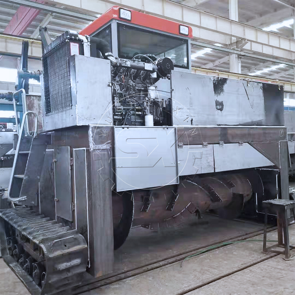 The Manufacturing of Windrow Type Composting Machine