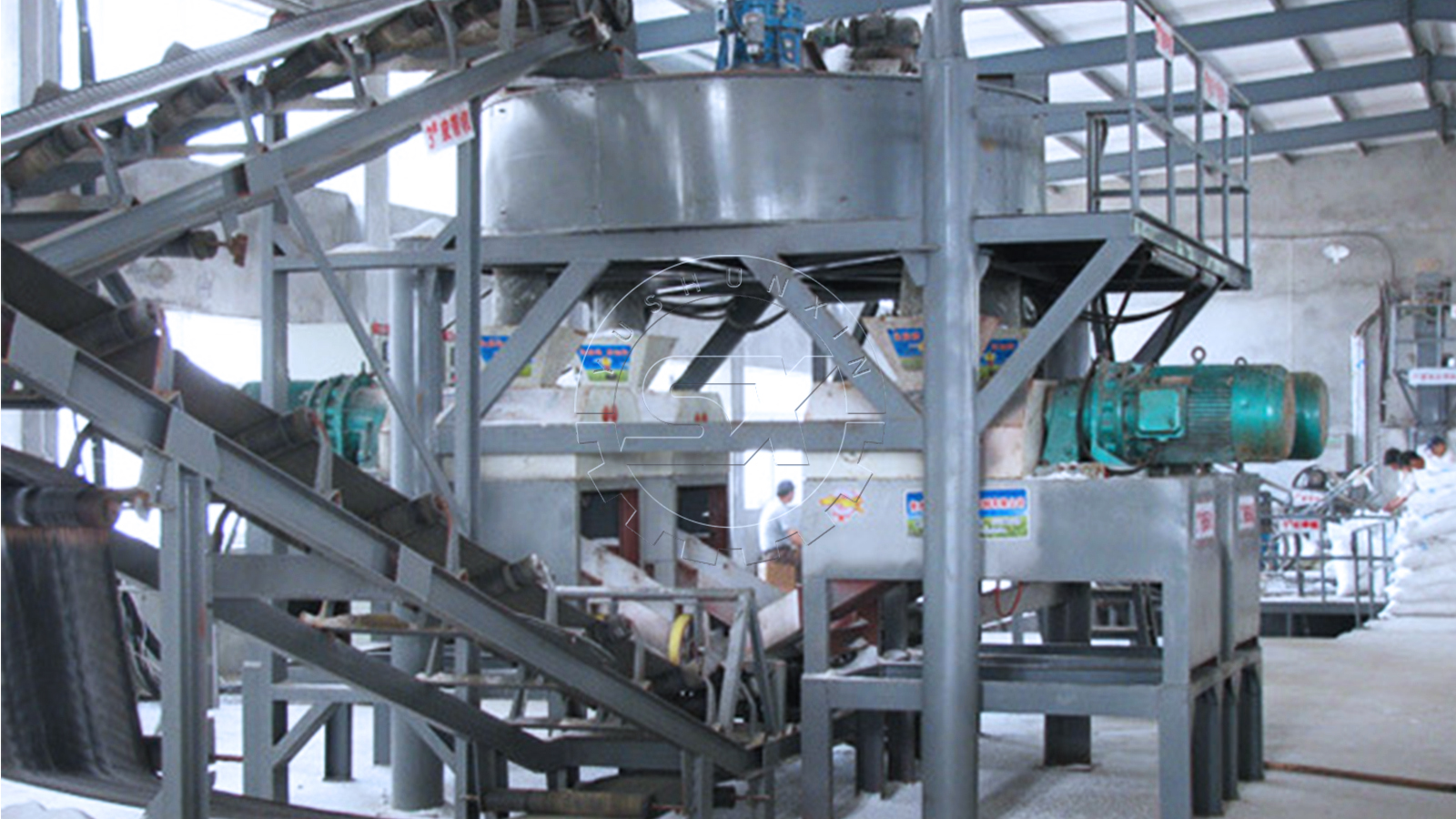 Flat Die Granulating Machine for Industrial Fertilizer Production