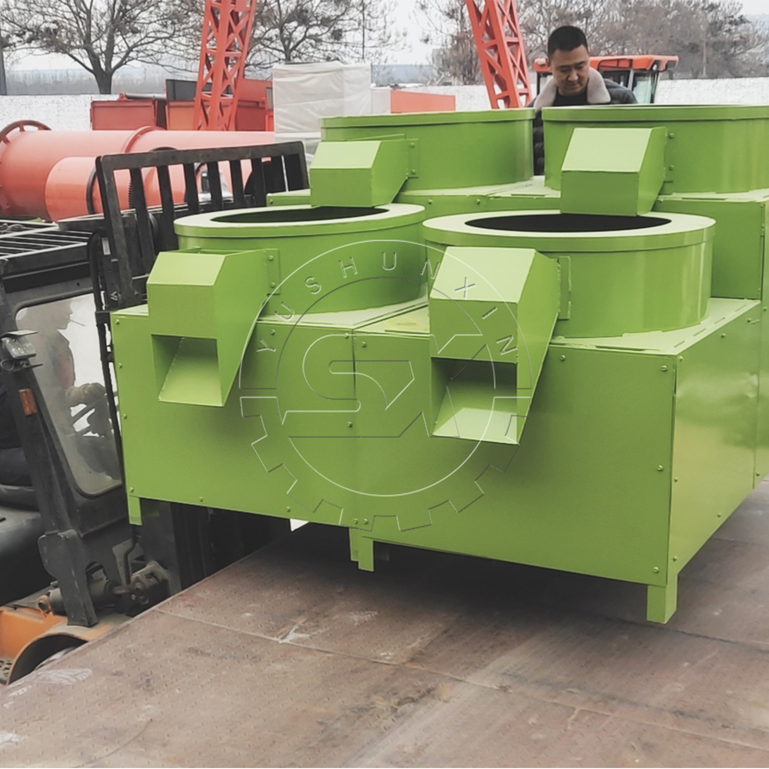 The Shippment of Polishing Machine to Client's Fertilizer Plant