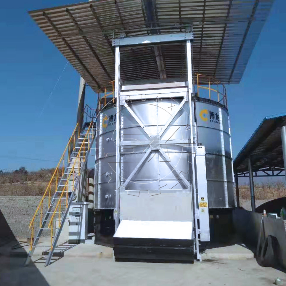 Vertical Fermentation Tank for Organic Fertilizer Production