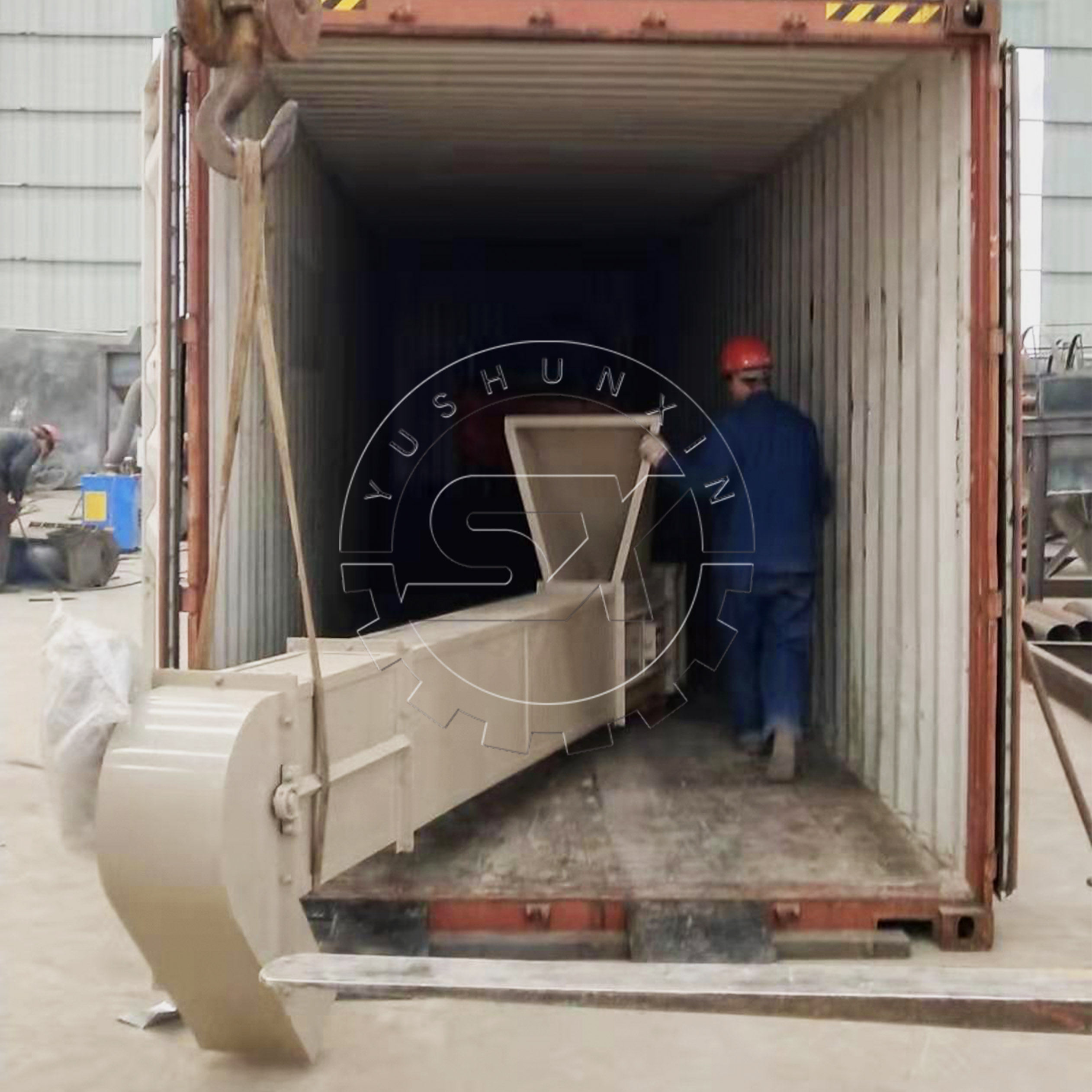 The Loading of Bucket Conveying Machine