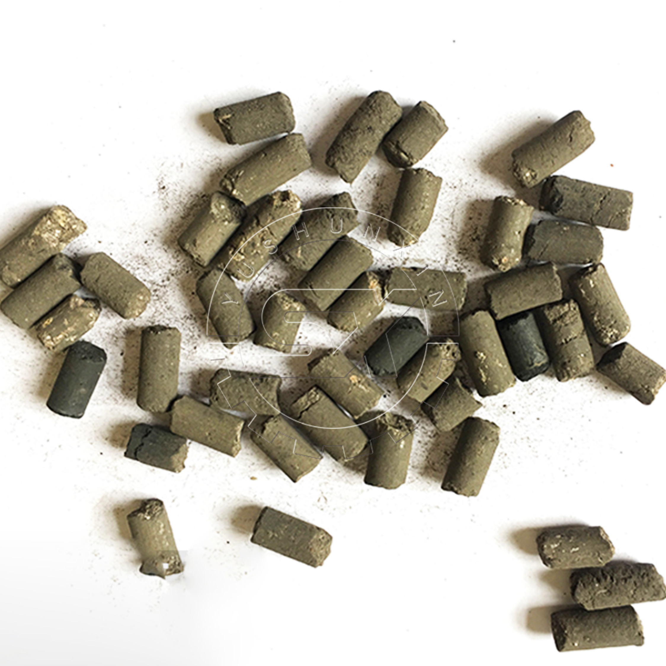 Fertilizer pellets made by flat die granulator