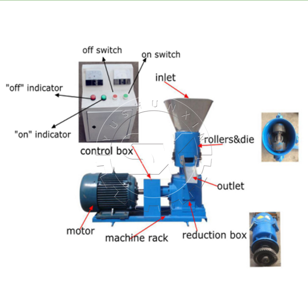 The design of animal manure pellet machine
