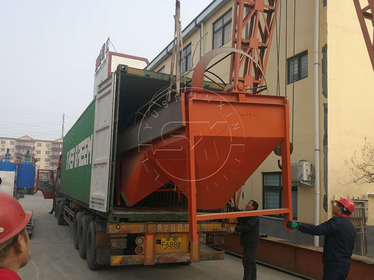 The delivery of organic fertilizer production line