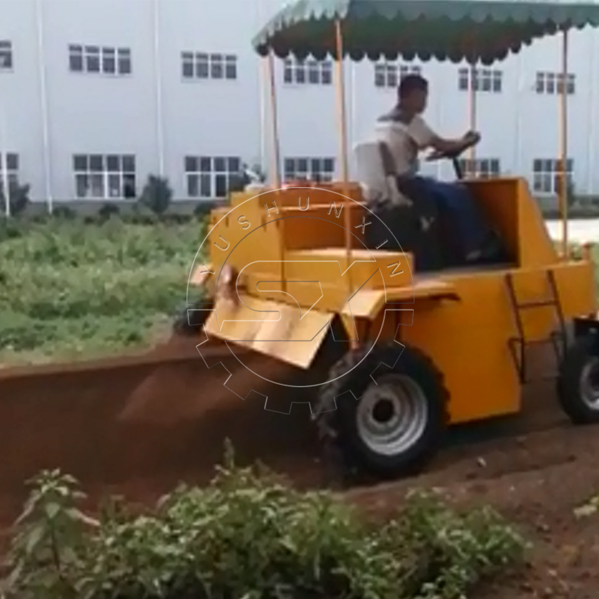Small windrow composting machine for sale