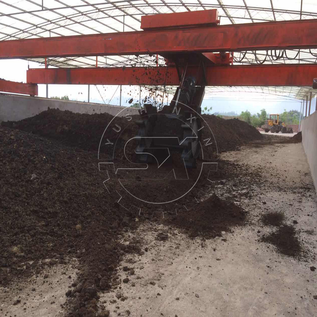 Commercial composting plant